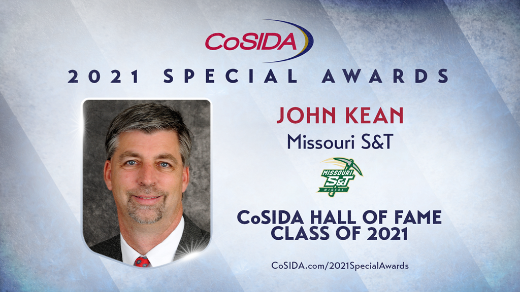 Special Awards Salute: John Kean (Missouri S&T) CoSIDA Hall of Fame Class of 2021
